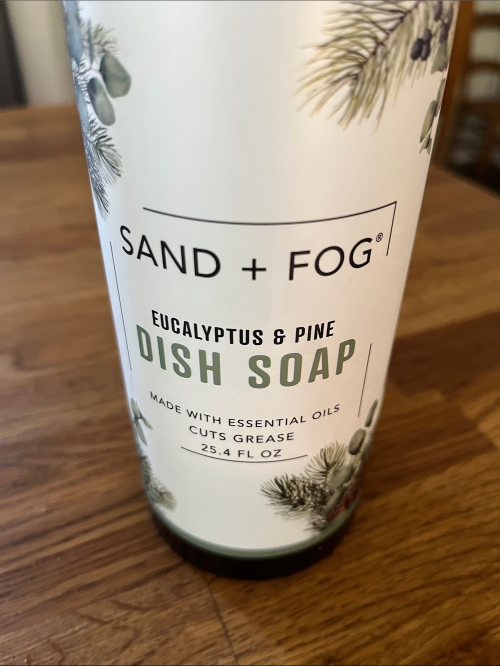 NWT Sand + Fog Eucalyptus & Pine Dish Soap - Picture 2 of 4
